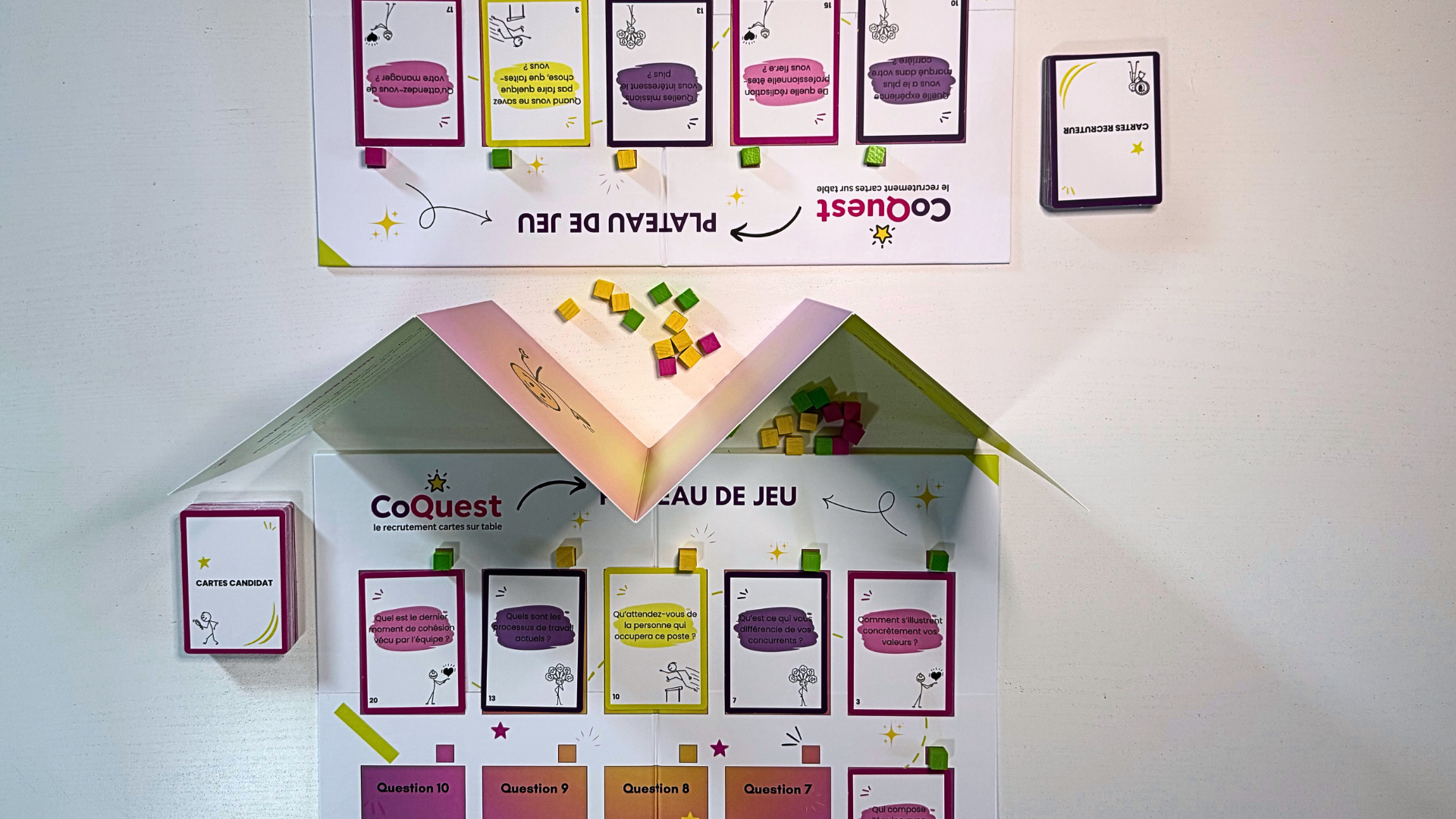 Boîte de jeu CoQuest — contenu complet du pack