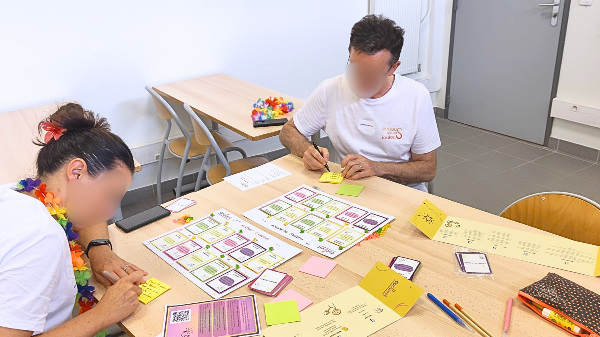 Atelier Kickstart CoQuest : participants autour du plateau de jeu