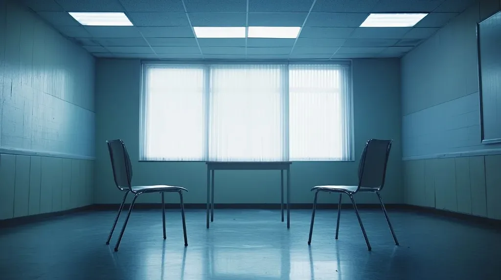 Recruter autrement — salle d'entretien vide, l'entretien classique est à bout de souffle
